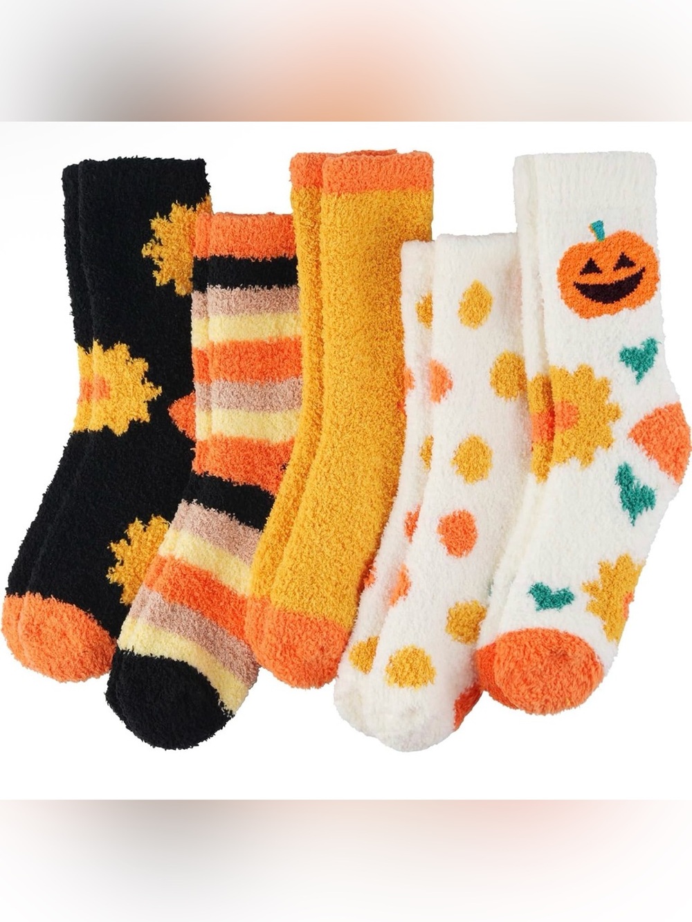 NWT Fluffy Cozy Winter Slipper Socks 5 Pairs